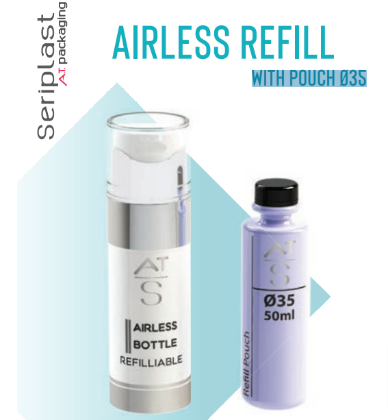 50ml Airless Refill with Refill Bottle